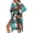 American Tribal Geometric Cow, variant on Art Tropical Leaf Print Womens Kimono Cover Up Half Sleeve Beach Cover Ups Swimwear Cover-Up Summer Beachwear Loose Cruise Outfits Open Front Cardigan