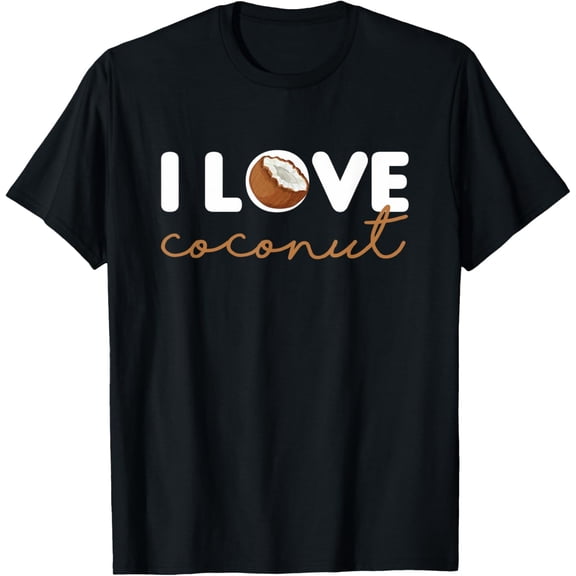 T-SHIRTI Love Coconut T-Shirt mens t shirt,black,women,funny,misfits,men,journey
