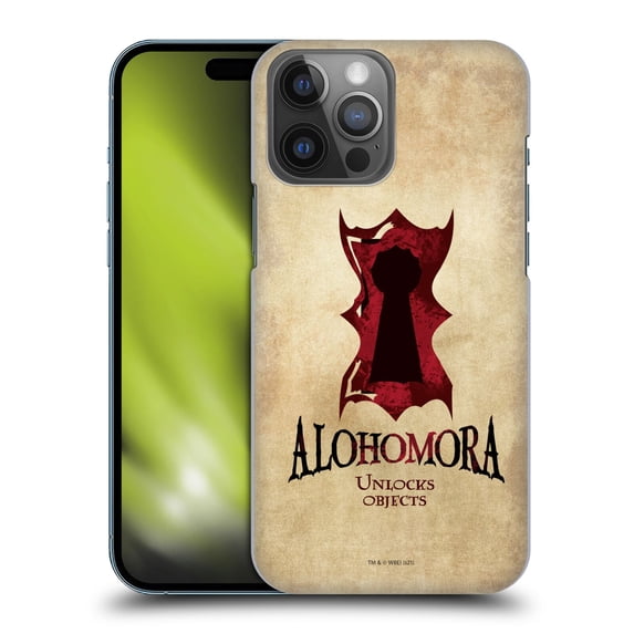 Head Case Designs Officially Licensed Harry Potter Prisoner Of Azkaban VIII Alohomora Hard Back Case Compatible with Apple iPhone 14 Pro Max