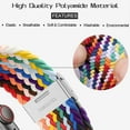 thumbnail image 3 of ANTHOUSE Compatible with Apple Watch Band 49mm 45mm 44mm 42mm,Stretchy Sport Solo Loop Strap with Adjustable Buckle,Elastic Nylon Braided Wristband for iWatch Series 8 7 6 SE 5 4 3 2 1, 3 of 10