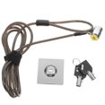 thumbnail image 2 of MasteelfCA Creative 2m Thickened Laptop Lock Portable Laptop Lock with Buckle Universal Security Lock for Home Office (Black), 2 of 7