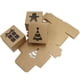 thumbnail image 3 of 60 Cajas de Cartón Kraft para Galletas de Panadería, 4 x 4 x 2,5 Pulgadas, Ventana Emergente Automática para Cupcakes de Navidad, Galletas, Brownies, Donas, 3 of 6