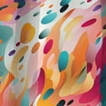 thumbnail image 4 of Designart "Abstract Wilderness in Hues I" Abstract Blackout Single Curtain Panel, 4 of 4