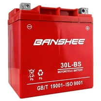 Banshee YTX30L-BS 12 Volts Vehicle Battery, Group Size YTX30L-BS, 500 CCA for Motorcycle, POLARIS