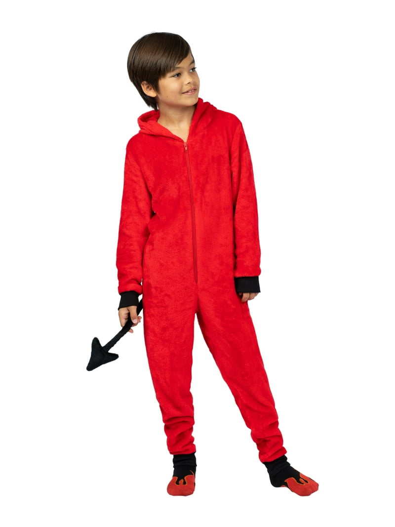 Prestigez Boys Family Devil Onesie Pajama Costume Union Suit