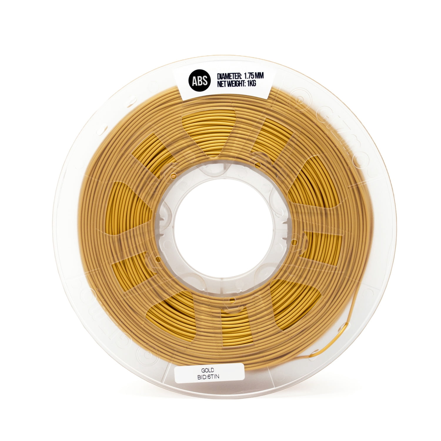 Gizmo Dorks 3mm (2.85mm) ABS Filament for 3D Printers 1 kg, Gold