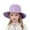 Purple, variant on LIIPEE Girls Boys Sun Cap Spring Summer Adjustable Wide Brim Bucket Hat Sunscreen Sunshade Hat Protection Caps Toddler Cute Picnics Hats,Green,7-10 Years