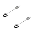thumbnail image 1 of Oleegame 2PC Stainless Steel Cutlery Set Retro Coffee Spoon Sugar Tea Dessert Cake Cutlery Kitchen Tableware, 1 of 1
