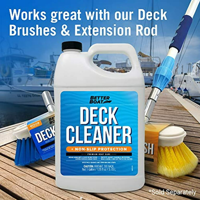 Boat Non Skid Cleaner Deck Cleaner for Boat Wash Soap Marine Grade  Fiberglass Aluminum Boat Cleaner to Clean Anti Stick Surface, Plastic,  Vinyl