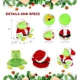 thumbnail image 2 of DolliBu Santa Frog Stuffed Animal Plush Toy - Super Soft Wild Animal Dress Up with Red Santa Claus Outfit, Cute Wildlife Gift, Perfect Holiday Christmas Gift - 6 Inches, 2 of 6