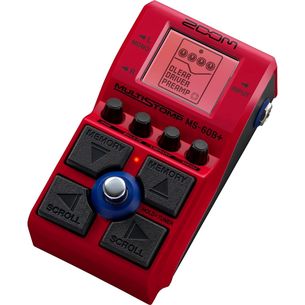 Zoom MS-60B Plus MultiStomp Bass Effects Pedal