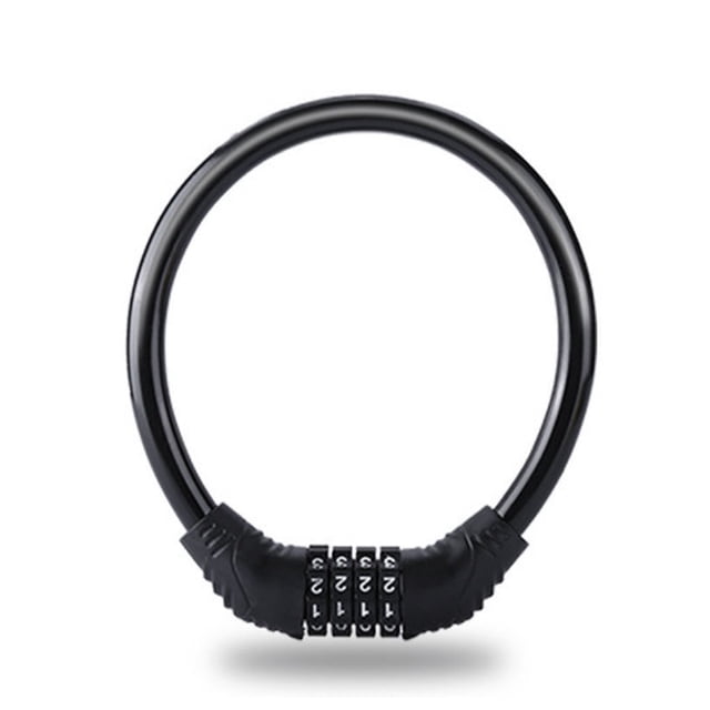 Candado de combinación para bicicleta, candado de alambre, candado de combinación de cuatro dígitos para bicicleta de montaña, candado para motocicleta, candado antirrobo, candado antimoscas