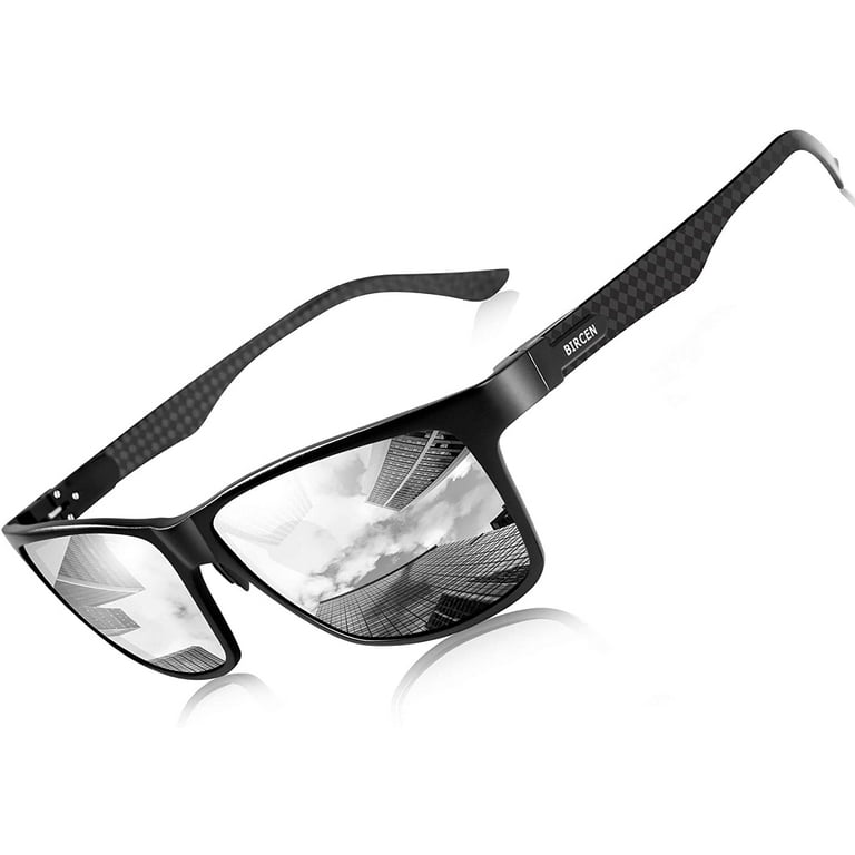 Men black glass black frame sunglasses for men - fashion fiver