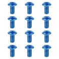 thumbnail image 2 of 12 piezas Bike Disc Happing Ciclismo Nonslip Reparación Ultralight Reparación Tornillos de disco de freno Azul, 2 of 8