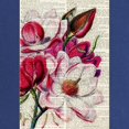 thumbnail image 2 of CafePress - RED MAGENTA FLOWER ON NEWSPAPER_VINTAGE Maternity - Maternity Dark T-Shirt, 2 of 3
