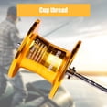 thumbnail image 1 of Carrete de baitcasting para bricolaje, rodamiento de carrete poco profundo, rueda de pesca 18 + 1BB (universal), 1 of 3