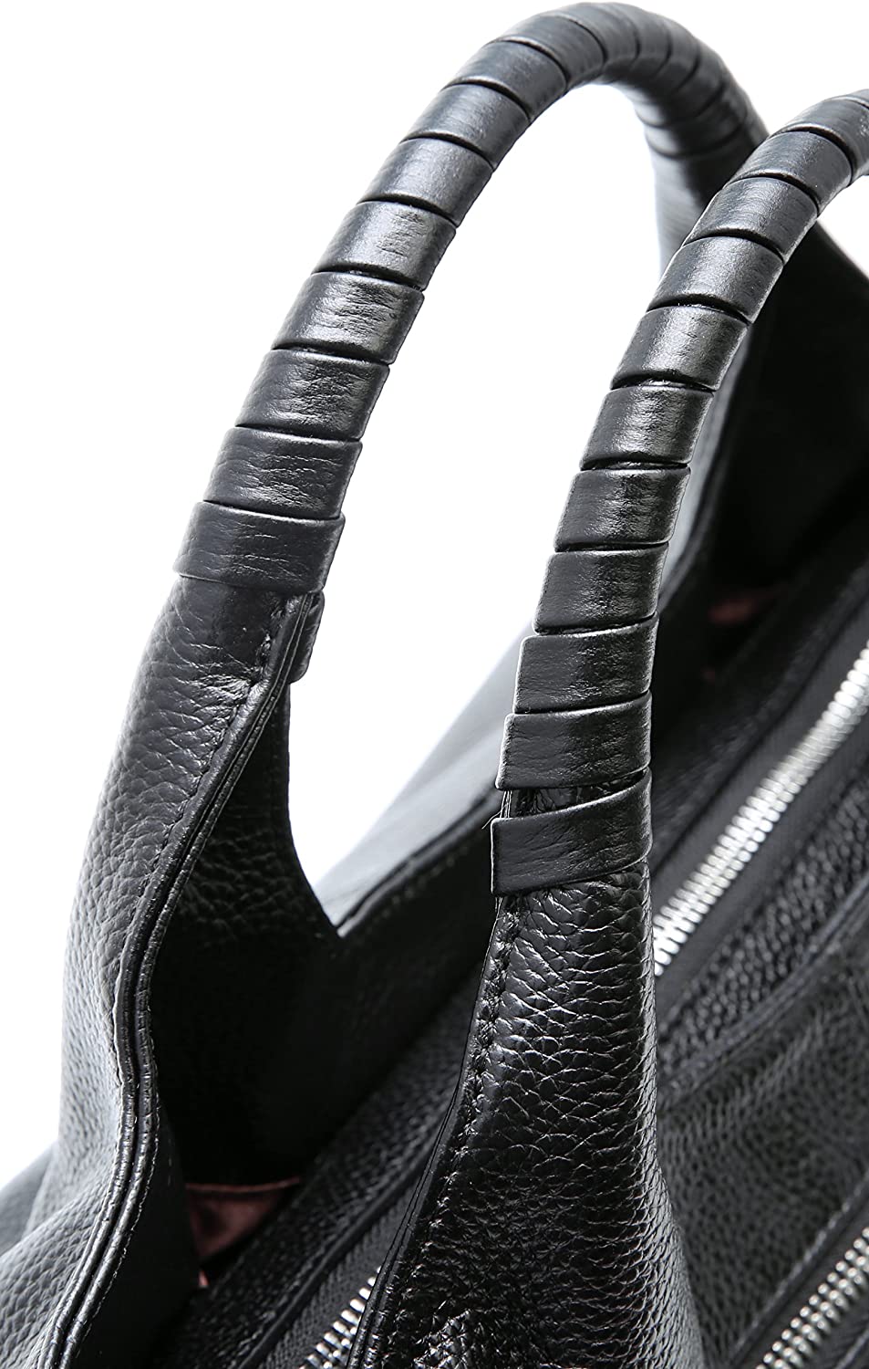 Sexy Dance Women Handbags Genuine Leather Work Tote Shoulder Bag Top Handle Satchel Ladies Hobo Crossbody Bags Black - image 5 of 6