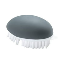 XKHBDL Vegetable Brush Scrubber for Food – Fruit and Veggie Brush – Silicone Top and Ultra-Strong Bristles Potato Scrubber – Ergonomic Design – Easy to Clean