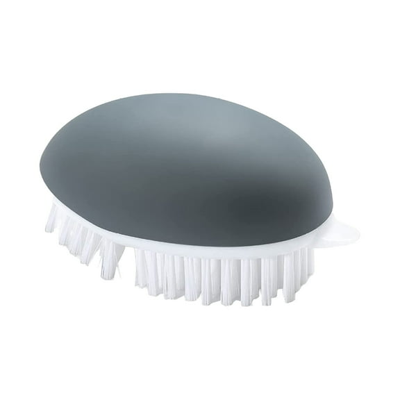 XKHBDL Vegetable Brush Scrubber for Food – Fruit and Veggie Brush – Silicone Top and Ultra-Strong Bristles Potato Scrubber – Ergonomic Design – Easy to Clean