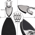 thumbnail image 4 of 246Pcs Oscillating Tool Sanding Pad Kit, 3Pcs Triangle Sanding Pads and 3Pcs Finger Sanding Pad, 240Pcs Sandpaper, 4 of 6