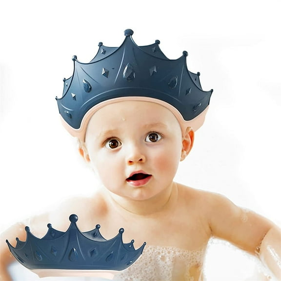 Casewin Baby Shower Cap, Adjustable Silicone Shampoo Cap, Eyes Ears and Face Protector, Baby Bath Head Shield for Kids Infant Toddlers Child