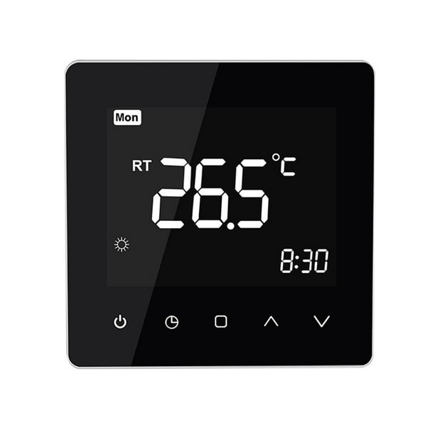 leyfeng Termostato inteligente WiFi, controlador de temperatura de pantalla táctil LCD, termostato doméstico Manual programable Digital de 7 días para