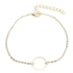thumbnail image 5 of Tobillera Círculo universal Qarigey Joyería estética Pulseras de tobillo Oro 2piezas, 5 of 6