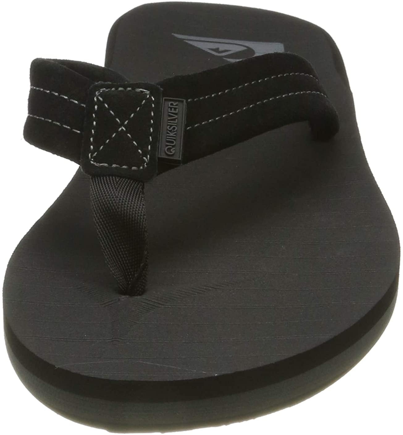 quiksilver men's carver suede flip flops