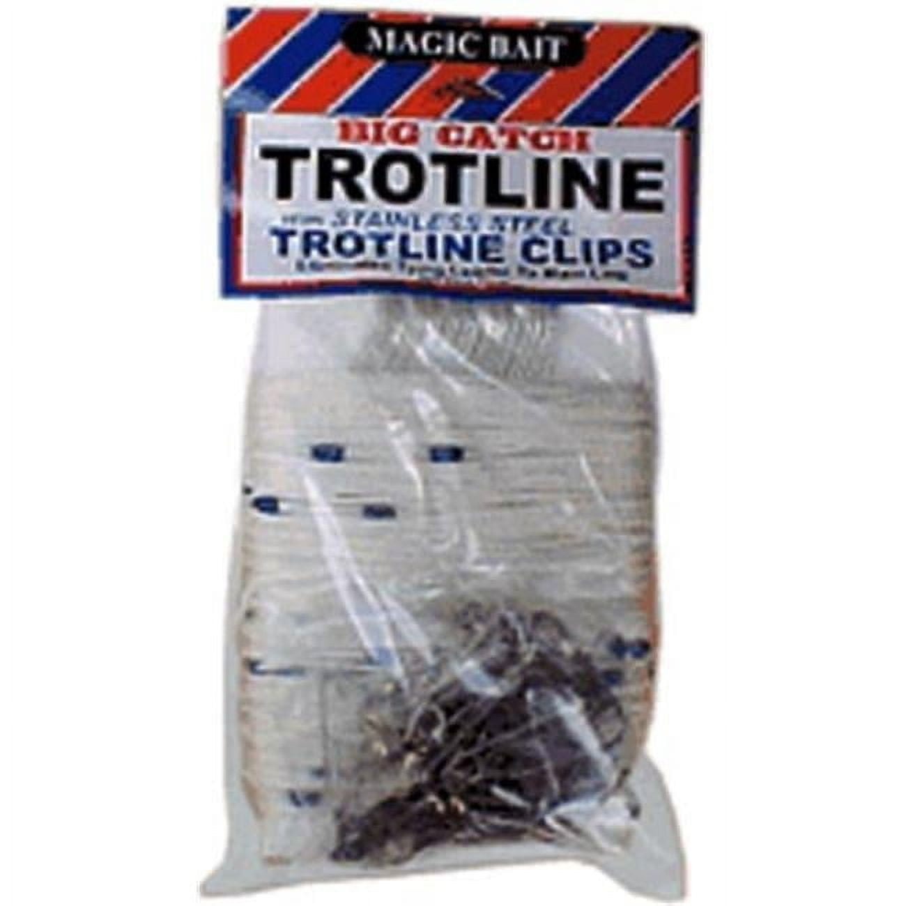 (2 pack) Magic Bait, Big Catch Trotline Fishing Kit, 76pc with Clips