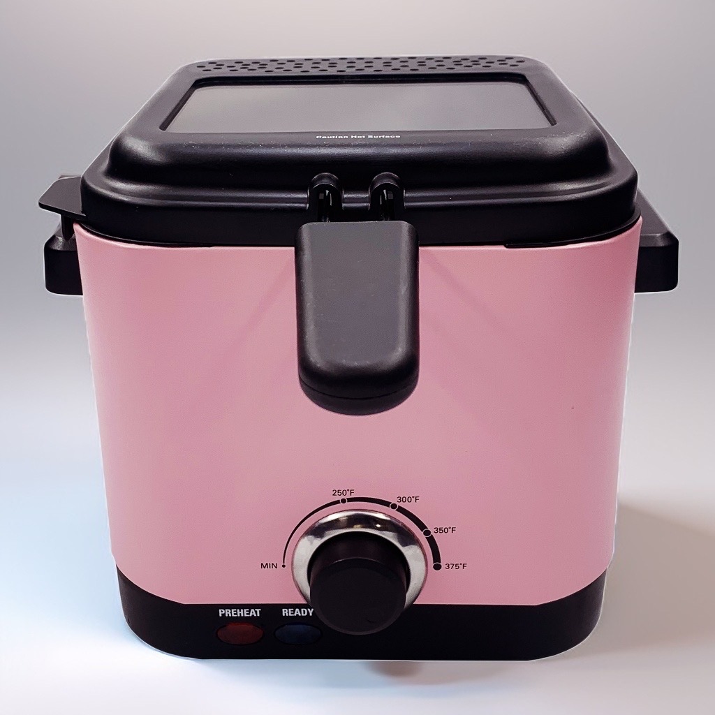 Household electric fryer, food grade stainless steel body, safe and hygienic