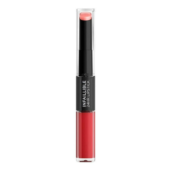 Labial L'Oréal Infallible 24H Lipstick líquido y bálsamo hidratante 501 Timeless Red 3.7ml