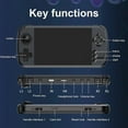 thumbnail image 4 of Consola de videojuegos portátil X39 Pro con pantalla IPS de 4,3 pulgadas, 5000 juegos integrados y soporte para 2 jugadores (32 GB)., 4 of 5