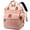Pink, variant on Morfone Baby Diaper Bag Backpack, Multifunction Waterproof Baby Bag with USB Charging Port, Stroller Straps & Pacifier Case Unisex, Pink