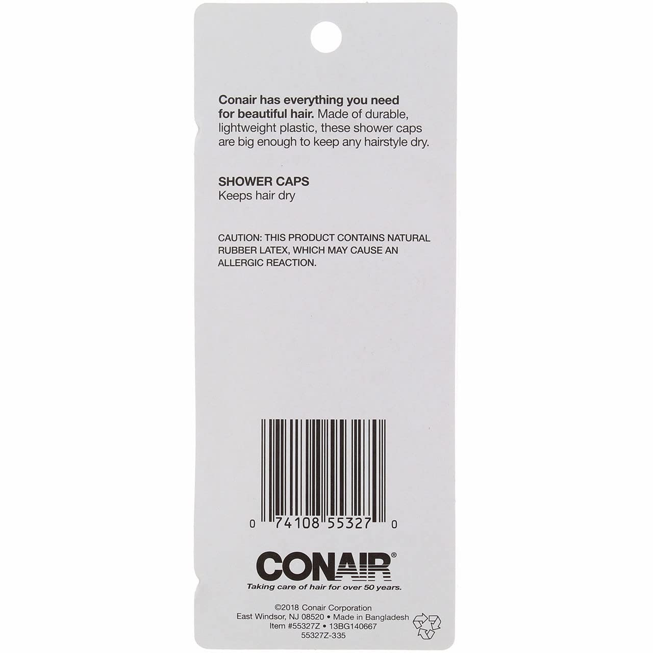 ConAir Shower Cap (Pack of 4)