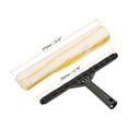 thumbnail image 2 of Uxcell Microfiber Scrubber Cleaning Tool with Black Handle, Yellow & White, 2 of 5