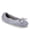 Sleet, variant on Women's Layla Ballerina Slipper Genuine Suede Outsole Ballet Flat