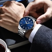 CURREN Casual Quartz Watches Men Luxury Brand Stainless Steel Band Simple Business Quartz Wristwatches