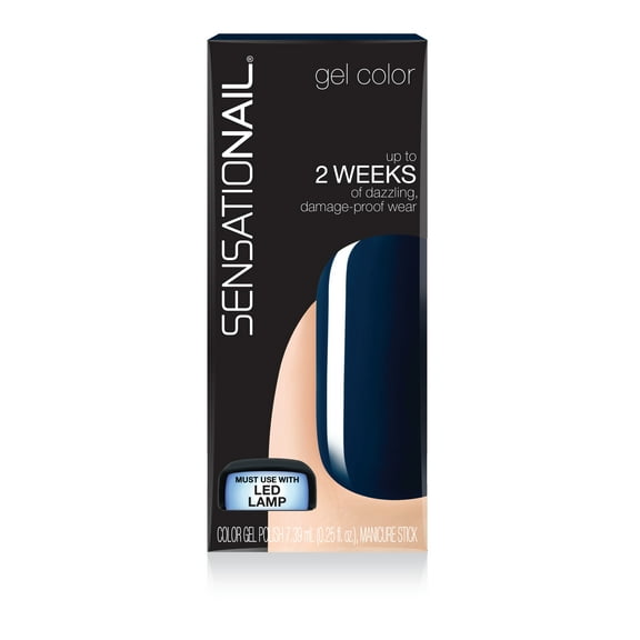 Sensationail Gel Nail Polish (Blue), Blue Yonder, 0.25 fl oz