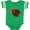 Football Green and White, variant on Inktastic Inverse Ladybug Girls Baby Bodysuit