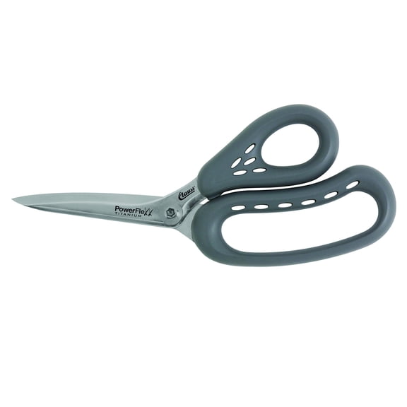 Clauss 18687 9" Titanium Bonded PowerFleXX Shear, Gray