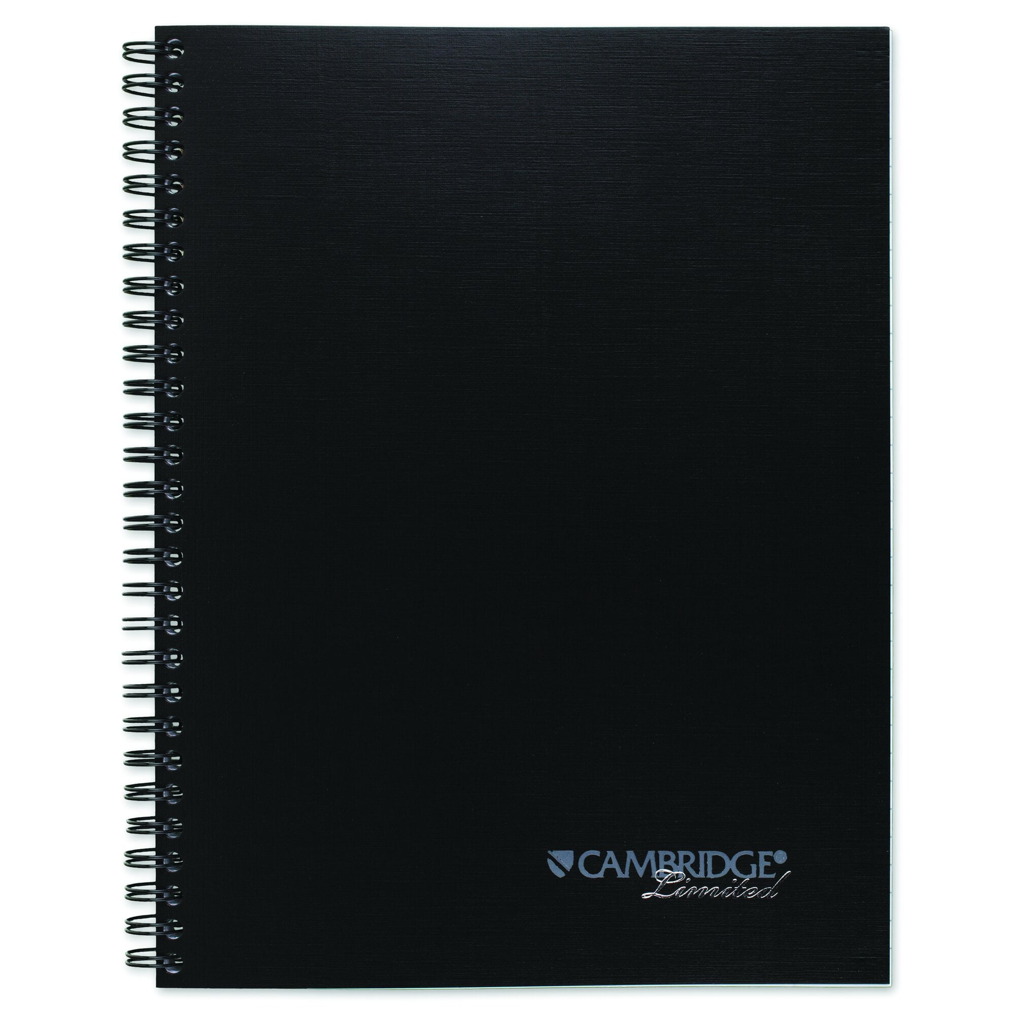 Cambridge Limited Wirebound Legal Ruled Business Notebook, 80 Sheets, 6.625' x 9.5', Gray