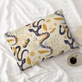 thumbnail image 5 of Queen Size Pillows Cases Standard Size 20x26 In - Abstract Cute Double Headed Snake Soft Comfort Envelope Closure Pillowcases Standard, 5 of 5