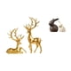 thumbnail image 1 of Colección De Figuras De Ciervos De Resina Y Estatuas De Cerámica Para Sala De Estar, Encimera, Mueble De TV, Jardín Y Decoraciones De Pascua., 1 of 8