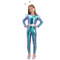 thumbnail image 3 of Ocealan Kids Aliens Full Bodysuit Jumpsuit Space Man Star Warrior Overalls Romper for Party Blue-A 14, 3 of 6