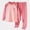 Pink, variant on ITSAME Girls 2 Piece Loungewear Outfit Raglan Sleeve Crewneck Pullover and Pants Warm Sleepwear Set Size 9