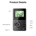 thumbnail image 6 of Personal AM/F M Pocket Radio, TSV Portable Digital Tuning Walkman Stereo Rechargeable Radios for Walking, 6 of 7