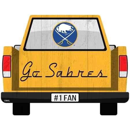 Buffalo Sabres 12 x 12 Truck Back D-cor