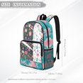 thumbnail image 7 of ZIATUBLES Clear Backpack Heavy Duty 17 Inch, Fabric & PVC Transparent Bag with Front & Side Pockets, See Through Backpack for School Work Security Travel, 7 of 7