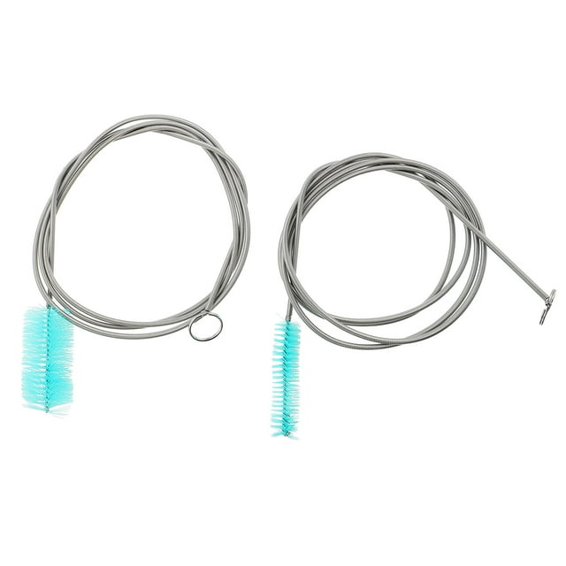 Shisuyan 1 Set/2pcs Cleaning Brush Water Pipe Brush Fish Tank Inlet Outlet Pipe Brush