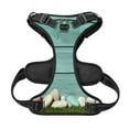 thumbnail image 5 of Lsque Wood Grain Dog Harness, No-Pull Pet Harness with 2 Leash Clips, Adjustable Soft Padded Dog Vest with Easy Control Handle for Large Dogs-Large, 5 of 9